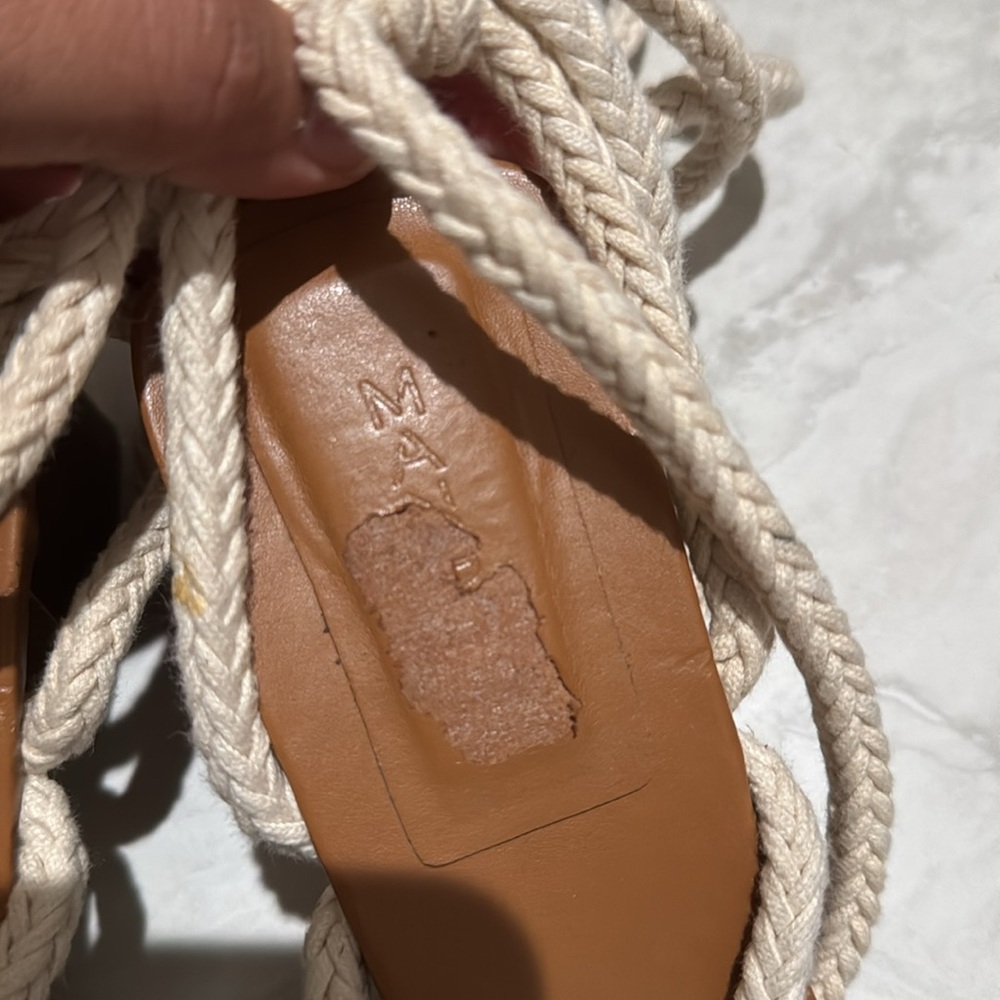 MANGO Rope Tie Heeled Sandals - Picture 3 of 4